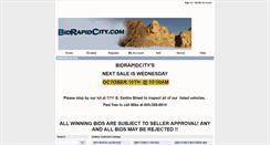 Desktop Screenshot of bidrapidcity.com